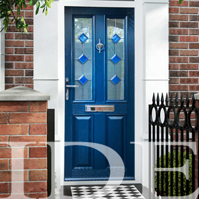 Composite doors installed